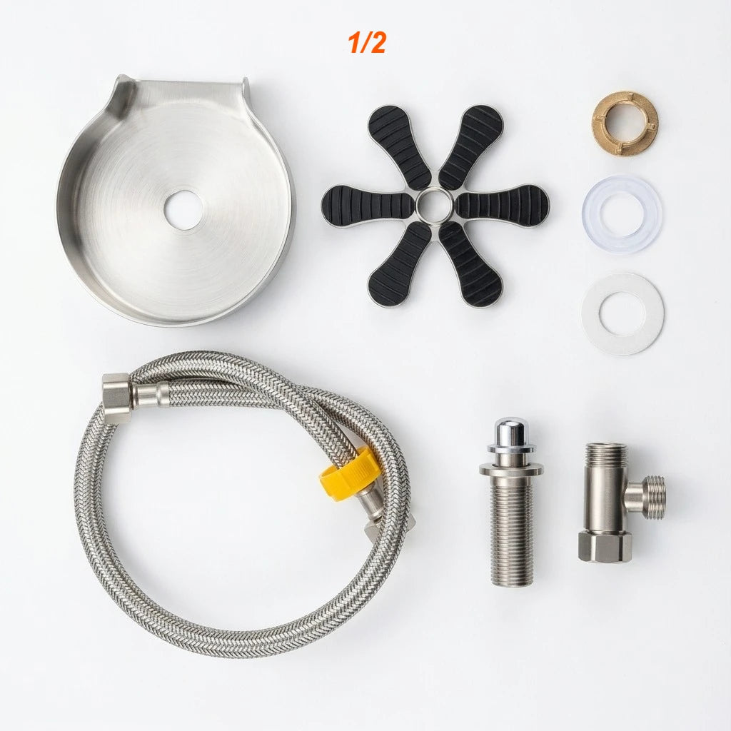 Kitchen Sink Glass Cup Wash Automatic Stainless Steel Pressure Spray Washer Cup Tool Cleaning Faucet Bar Rinser Coffee Pitcher