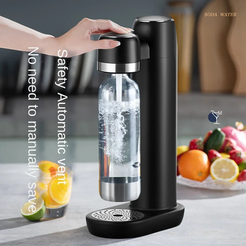 Portable and Easy-To-Use Soda Maker for Sparkling Water and Cola at Home or on the Go
