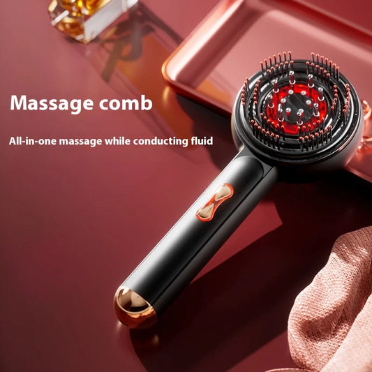 Electric Massage Comb EMS Scalp Herbal Apparatus anti Hair Loss Hair Strengthening Essential Oil Comb Nano Misting Hair Growth C